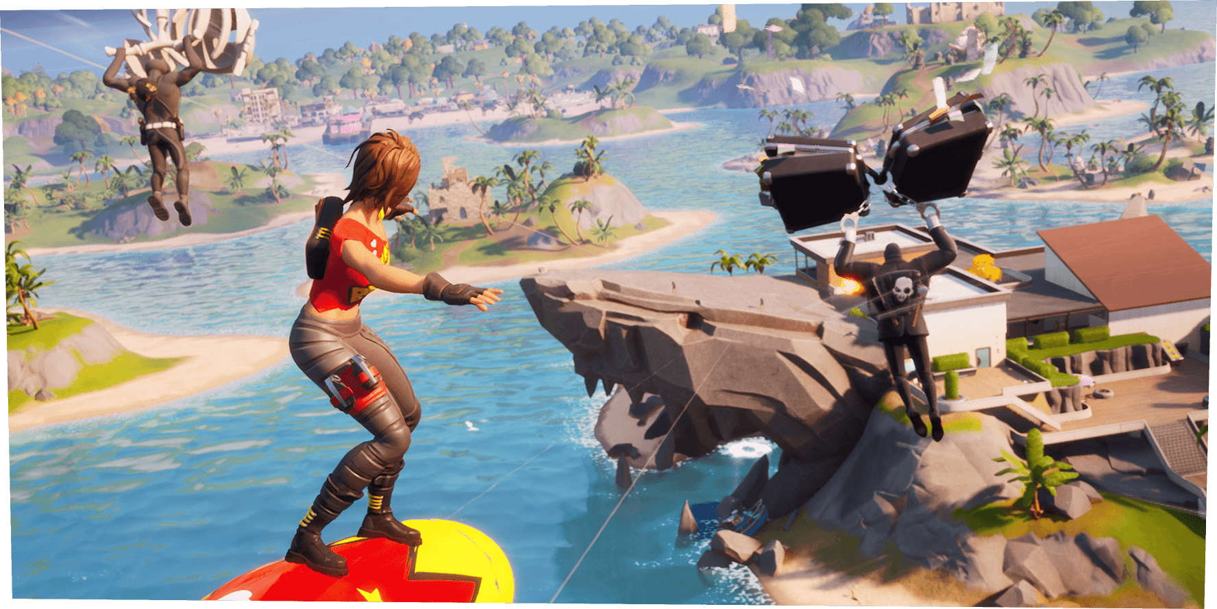 Fortnite The Device Season 2 End Event Surrounds Map With Giant