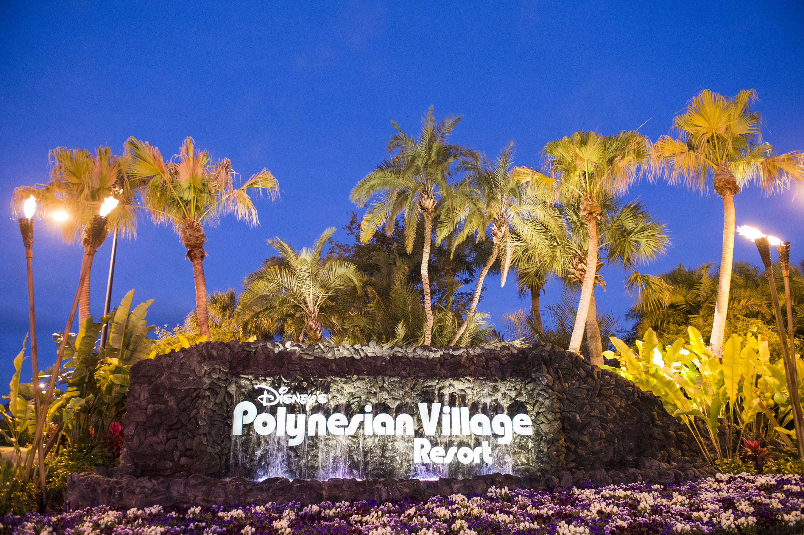 Disney's Polynesian Village Resort Sign at Walt Disney World