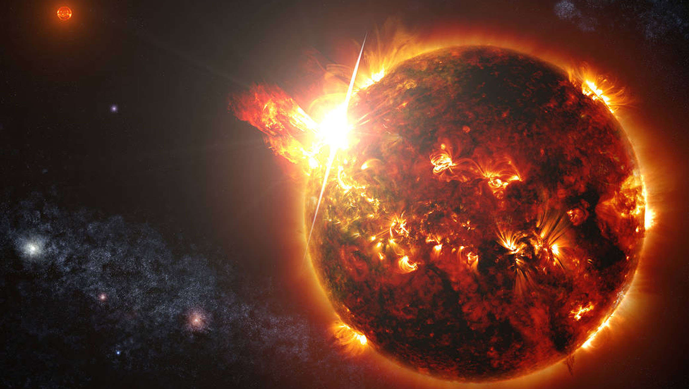 NASA image of coronal mass ejection