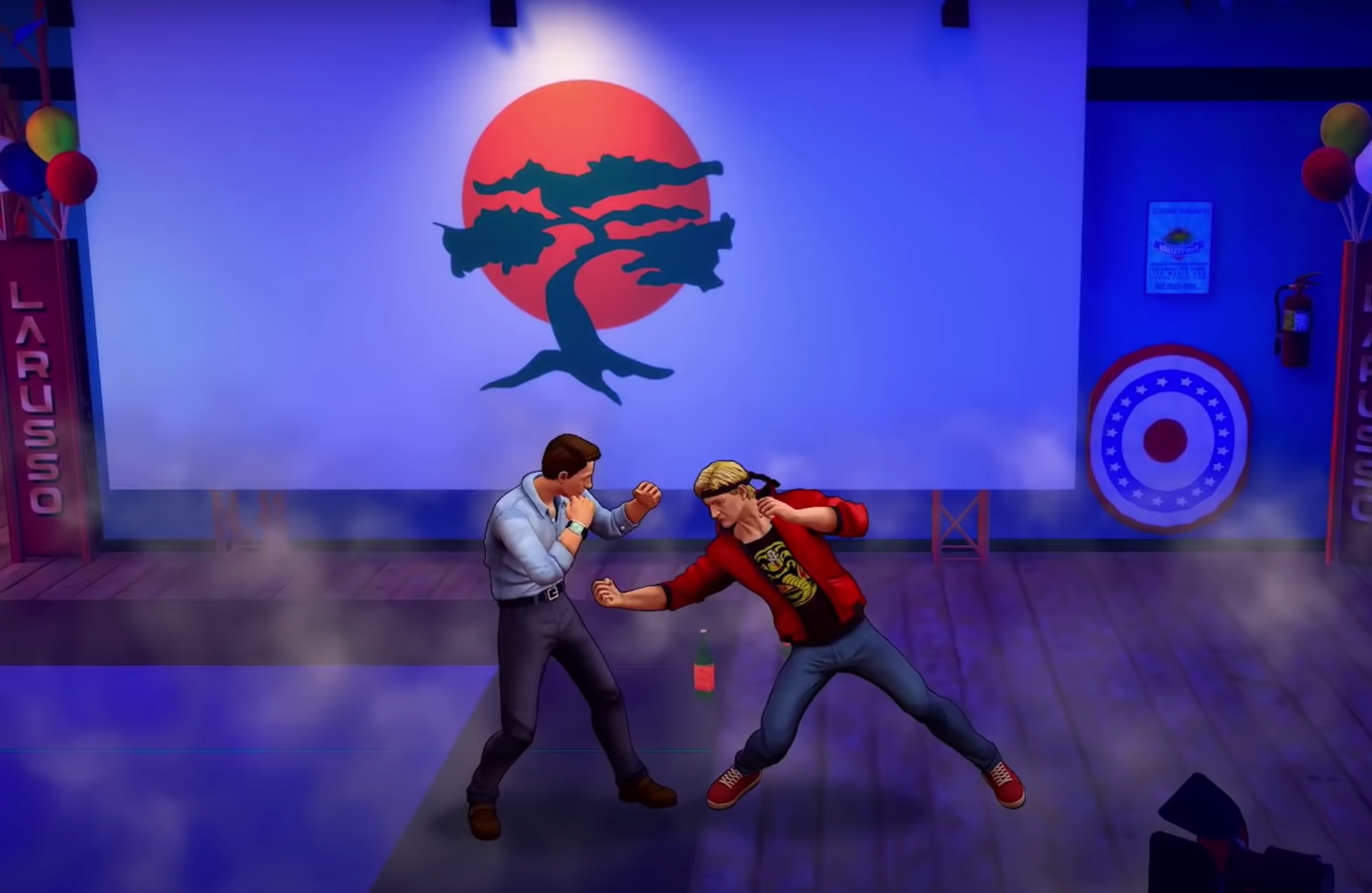 Screenshot from Cobrai Kai: The Karate Kid Saga Continues game trailer