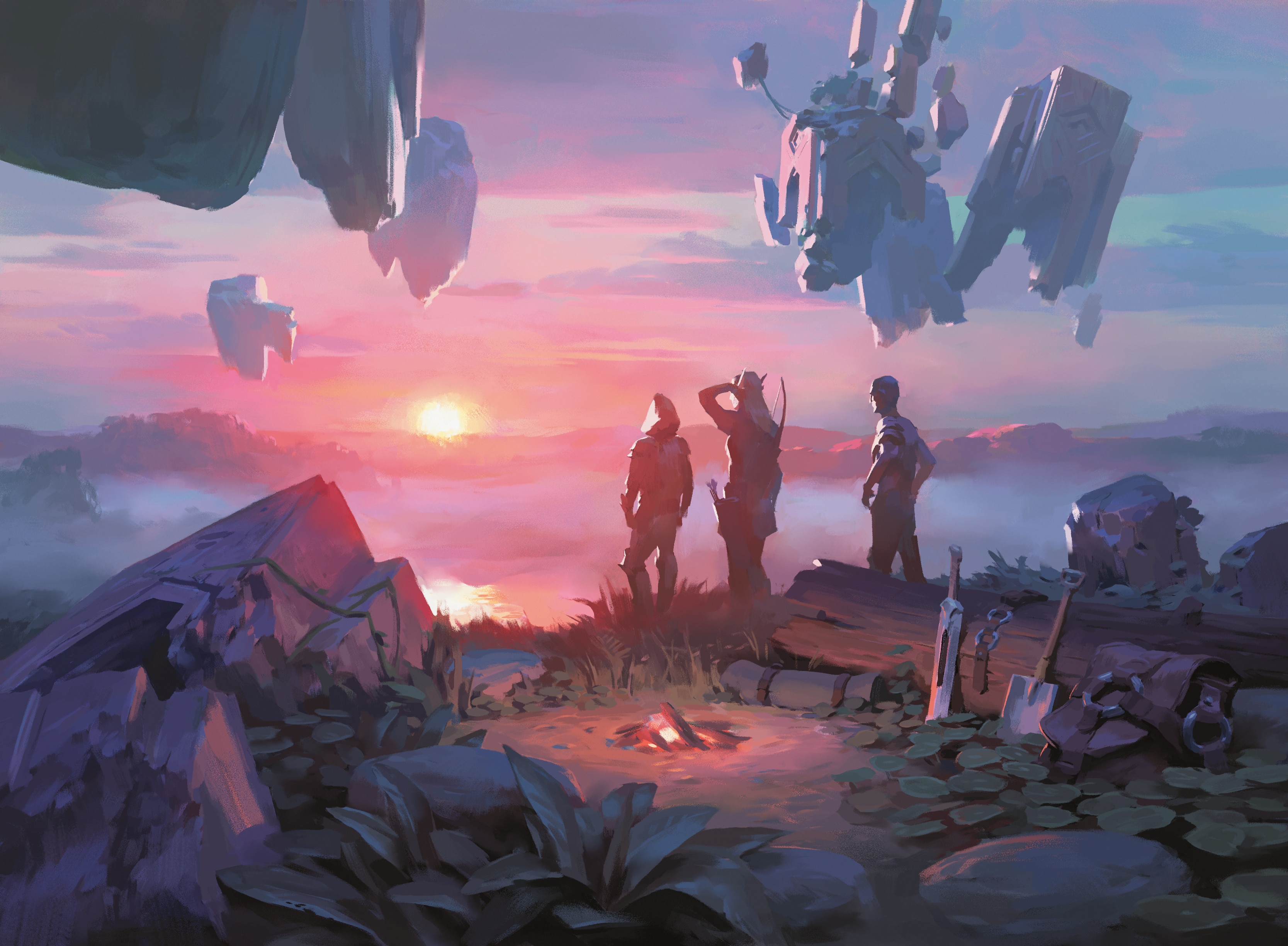 Magic: the Gathering Base Camp art