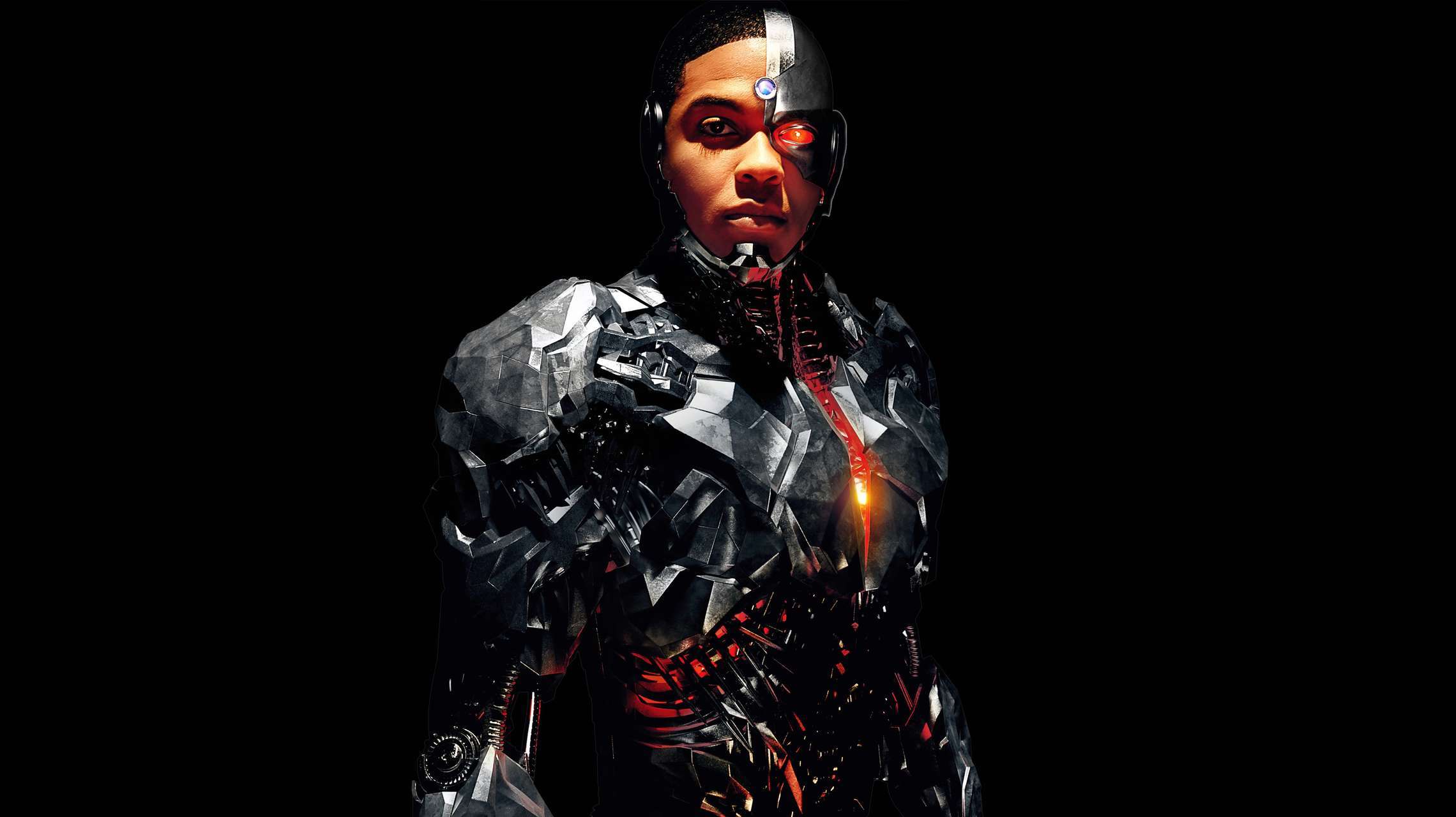 Ray Fisher Cyborg Justice League Promo Still 