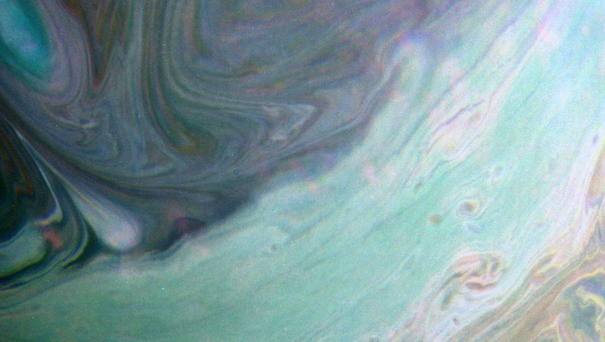 NASA image of Saturn's clouds