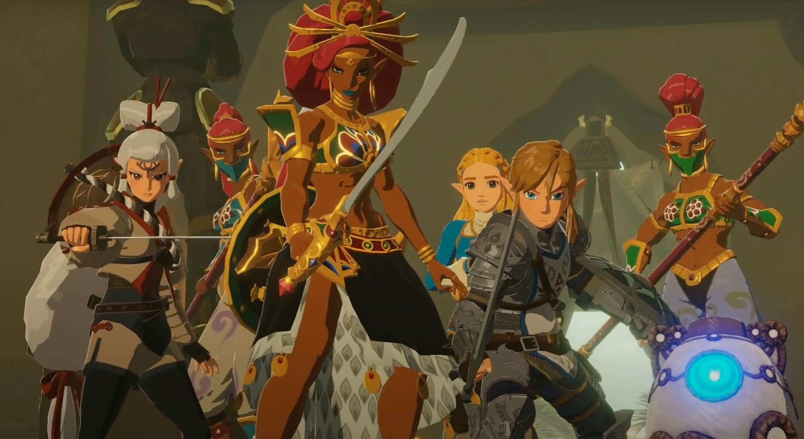 Zelda heroes assemble in Hyrule Warriors Age of Calamity Nintendo game