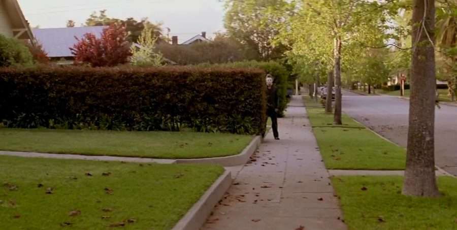 Michael-Myers-behind-bushes