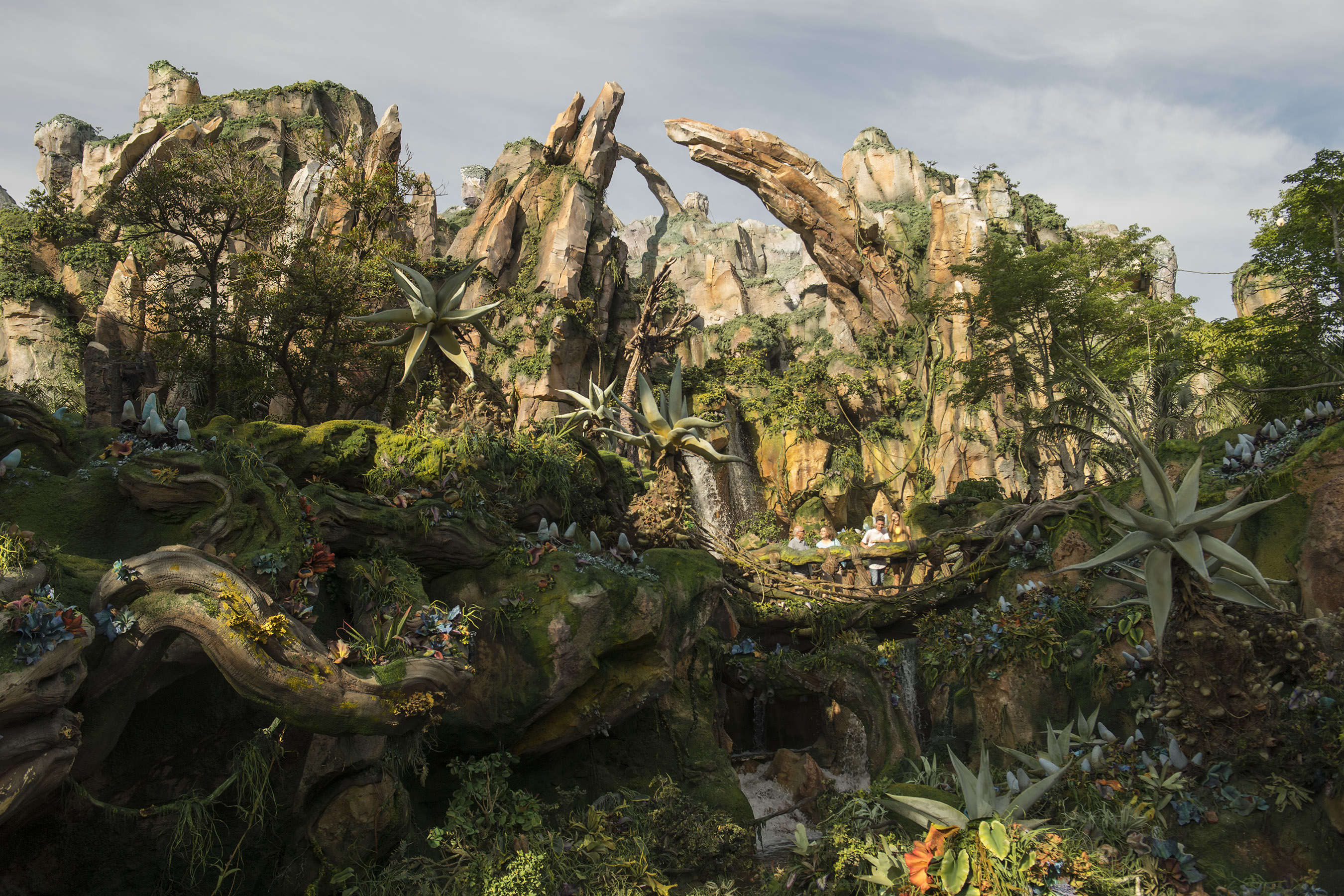 Floating Mountains at Disney's Avatar-themed land 