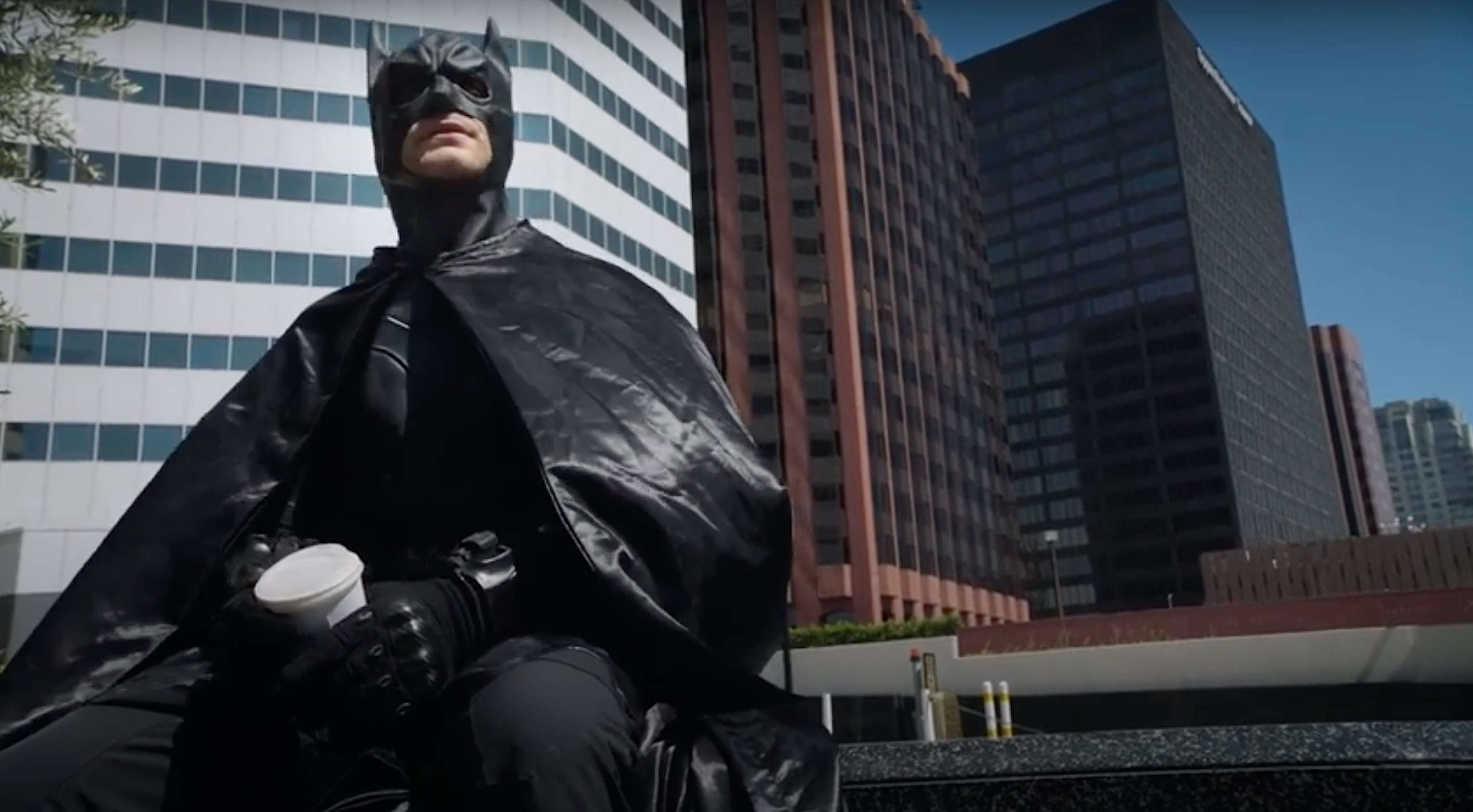 Batman in Gotham for COVID Relief parody