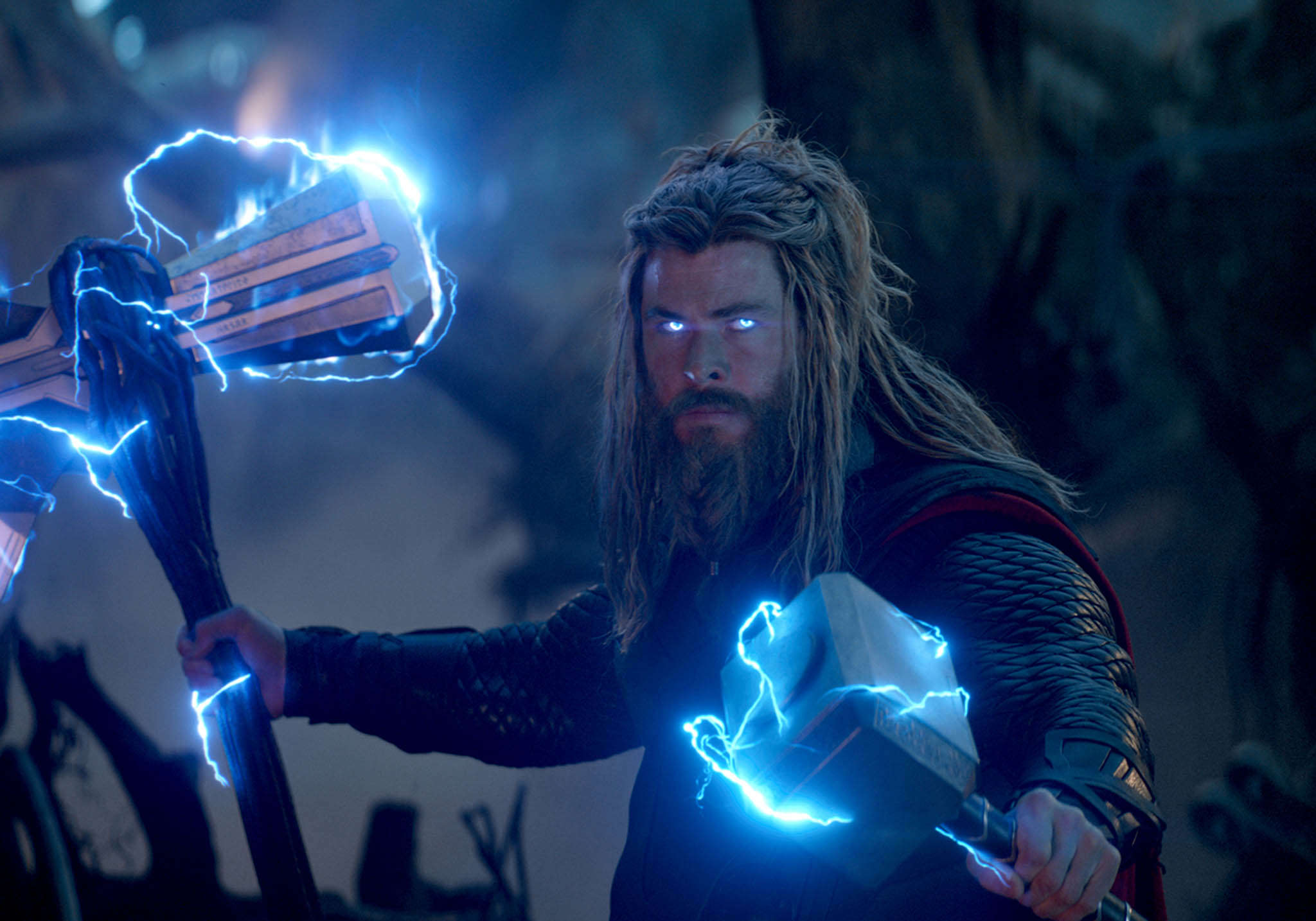 Thor Wielding Mjolnir and Stormbreaker