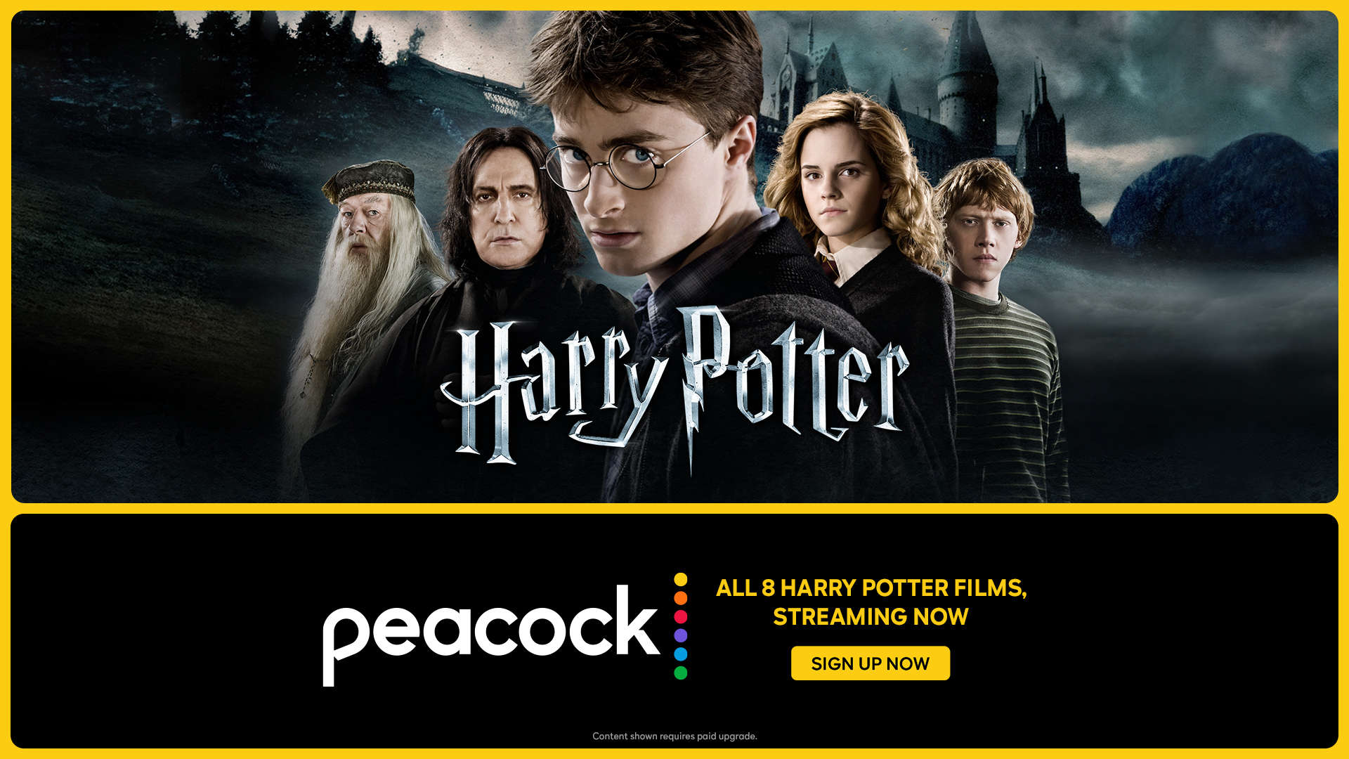 Harry Potter on Peacock: All 8 films available to stream on streaming  service | SYFY WIRE