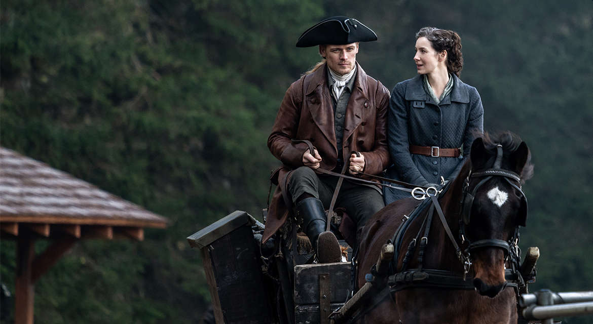 Claire and Jamie in Outlander Season 6 first look