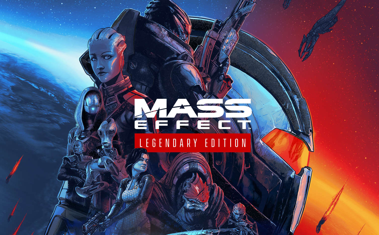 Mass Effect Legendary Edition key art