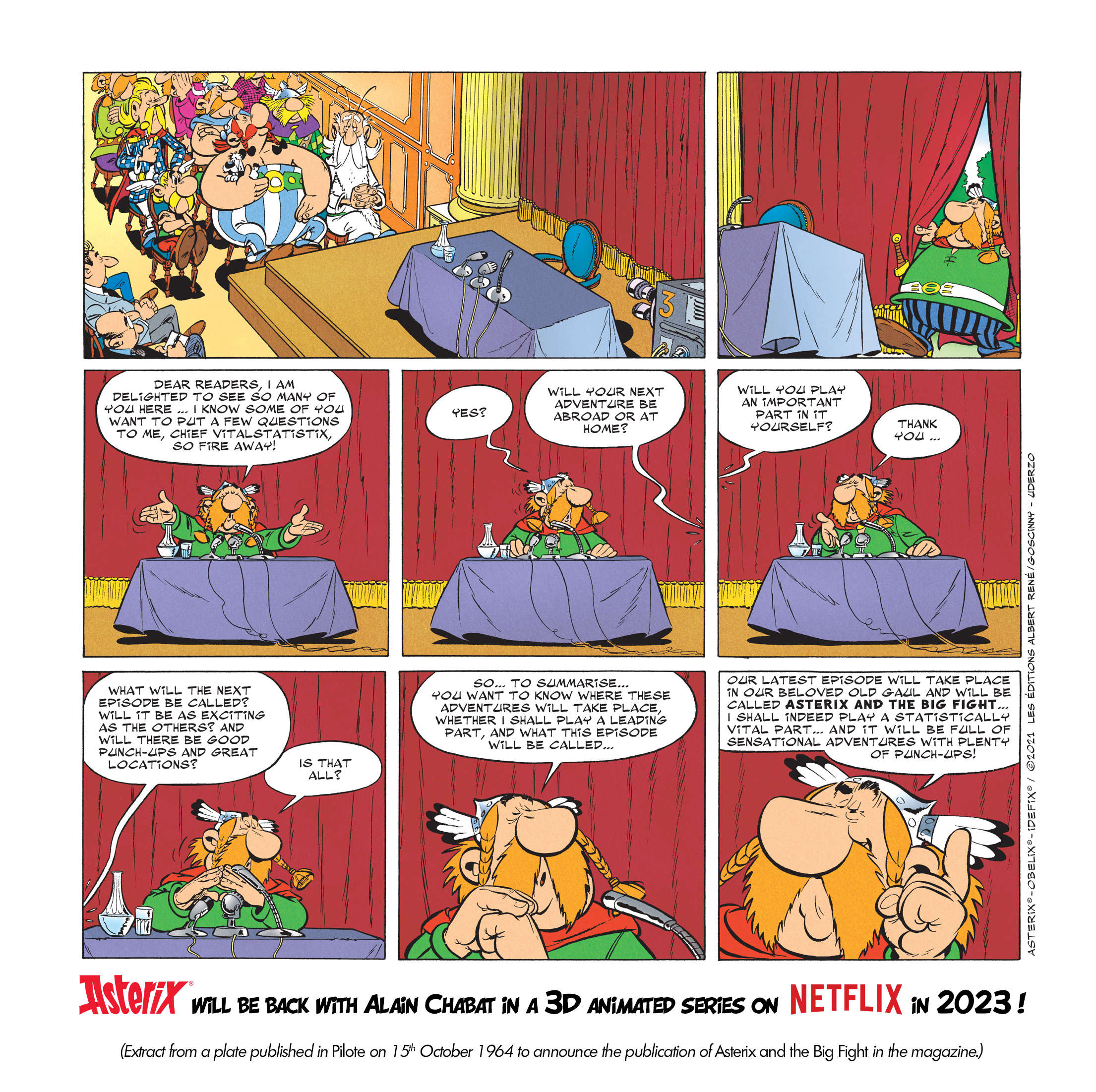 Asterix Netflix announcement
