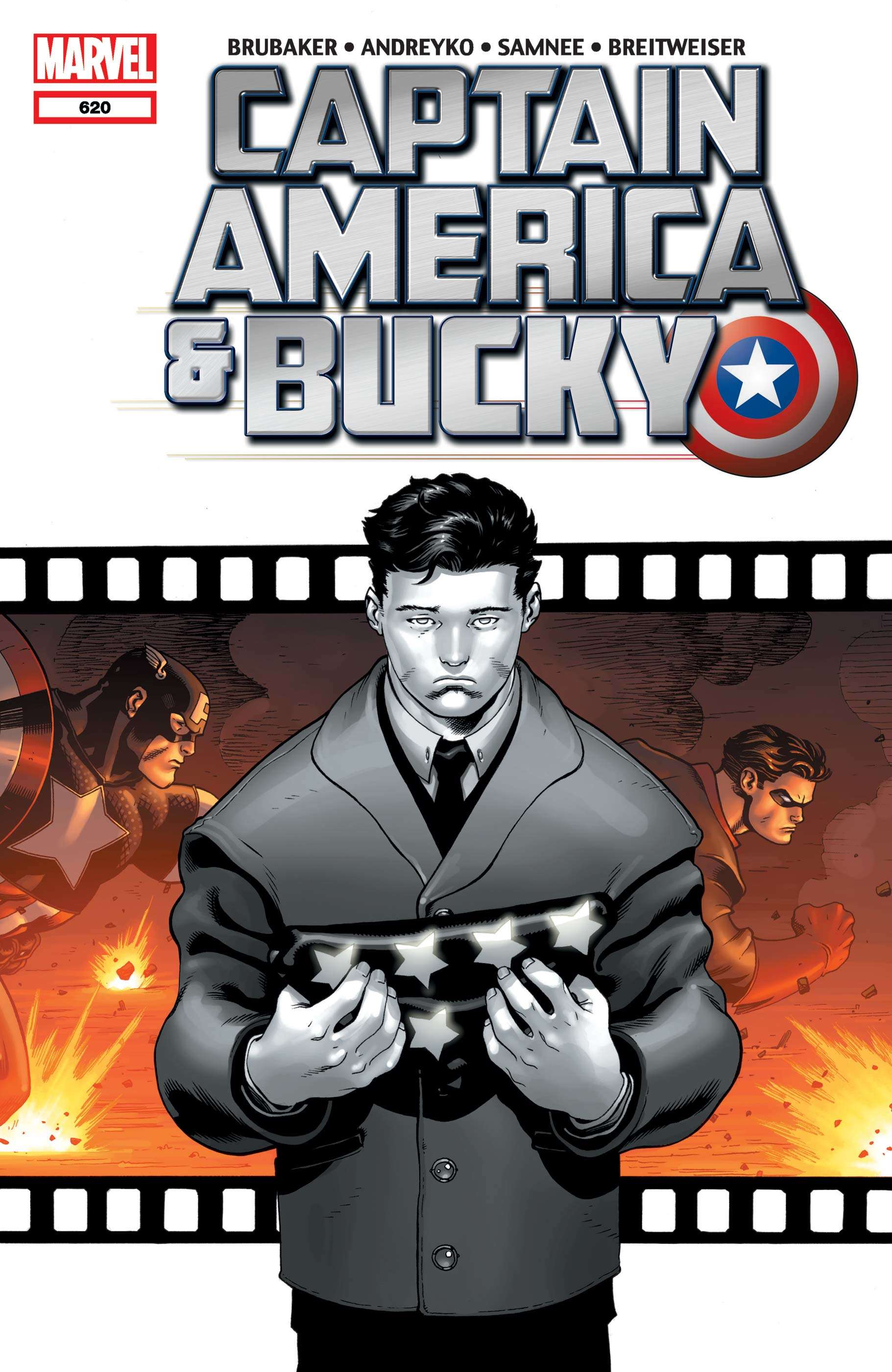 Captain America and Bucky