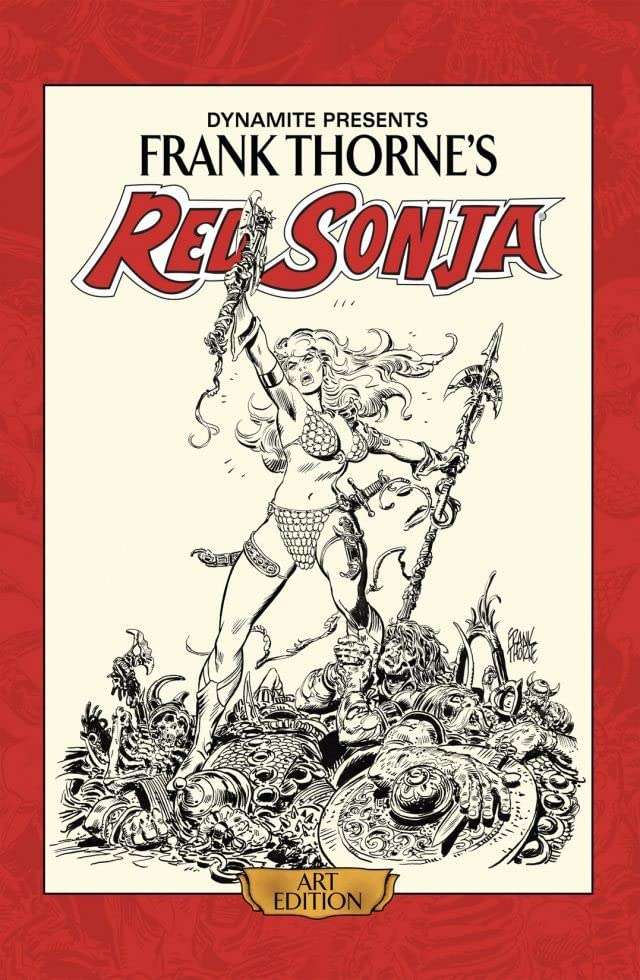 Frank Thorne Red Sonja cover