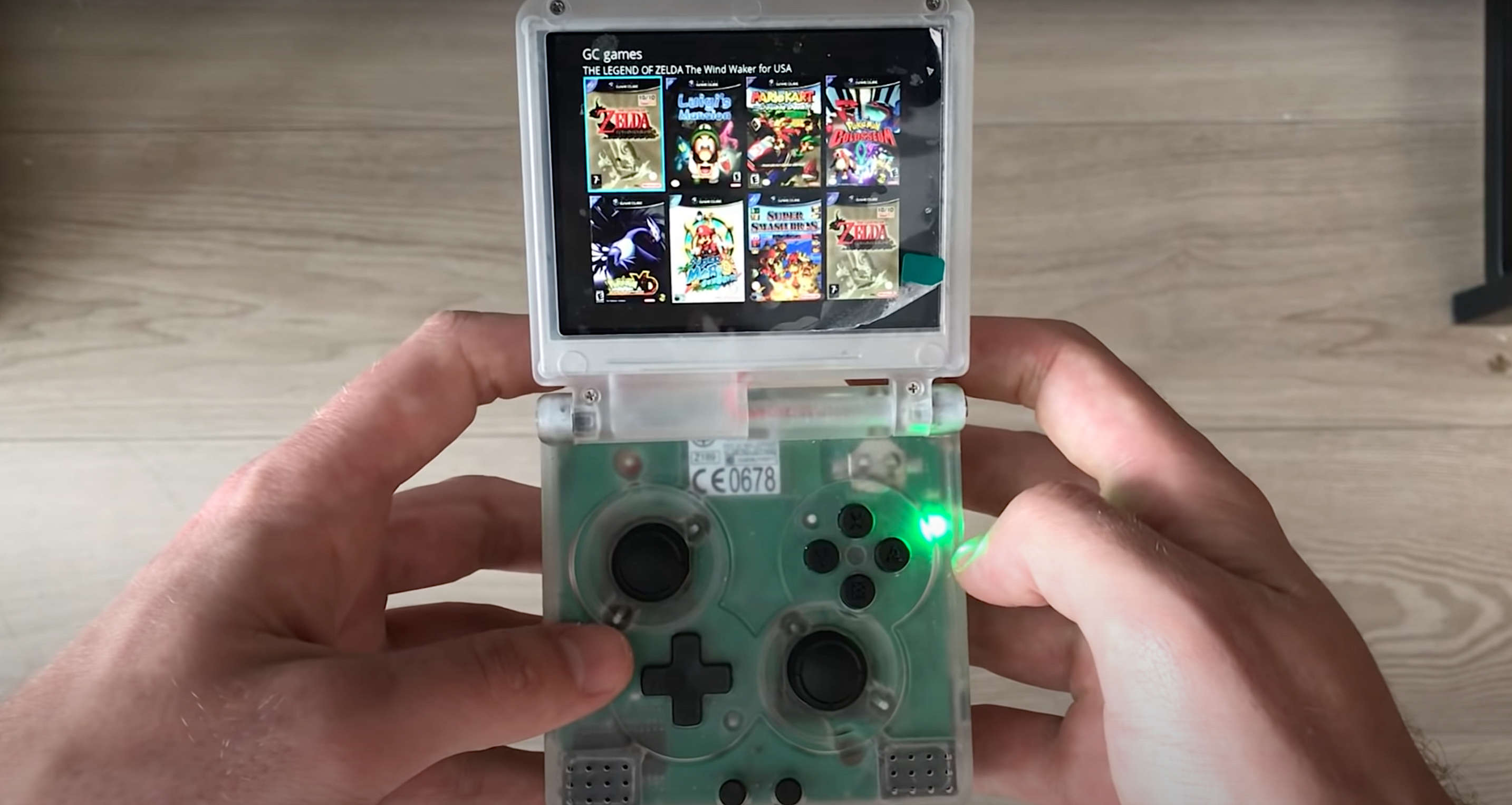 Nintendo fan mod fits in Game Boy SP case via BitBuilt modder SYFY WIRE