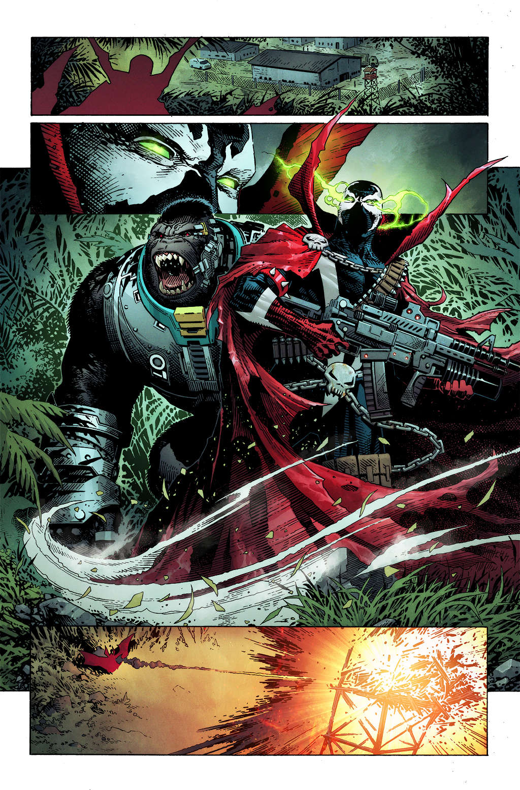 Page from Spawn's Universe #1 by Jim Cheung