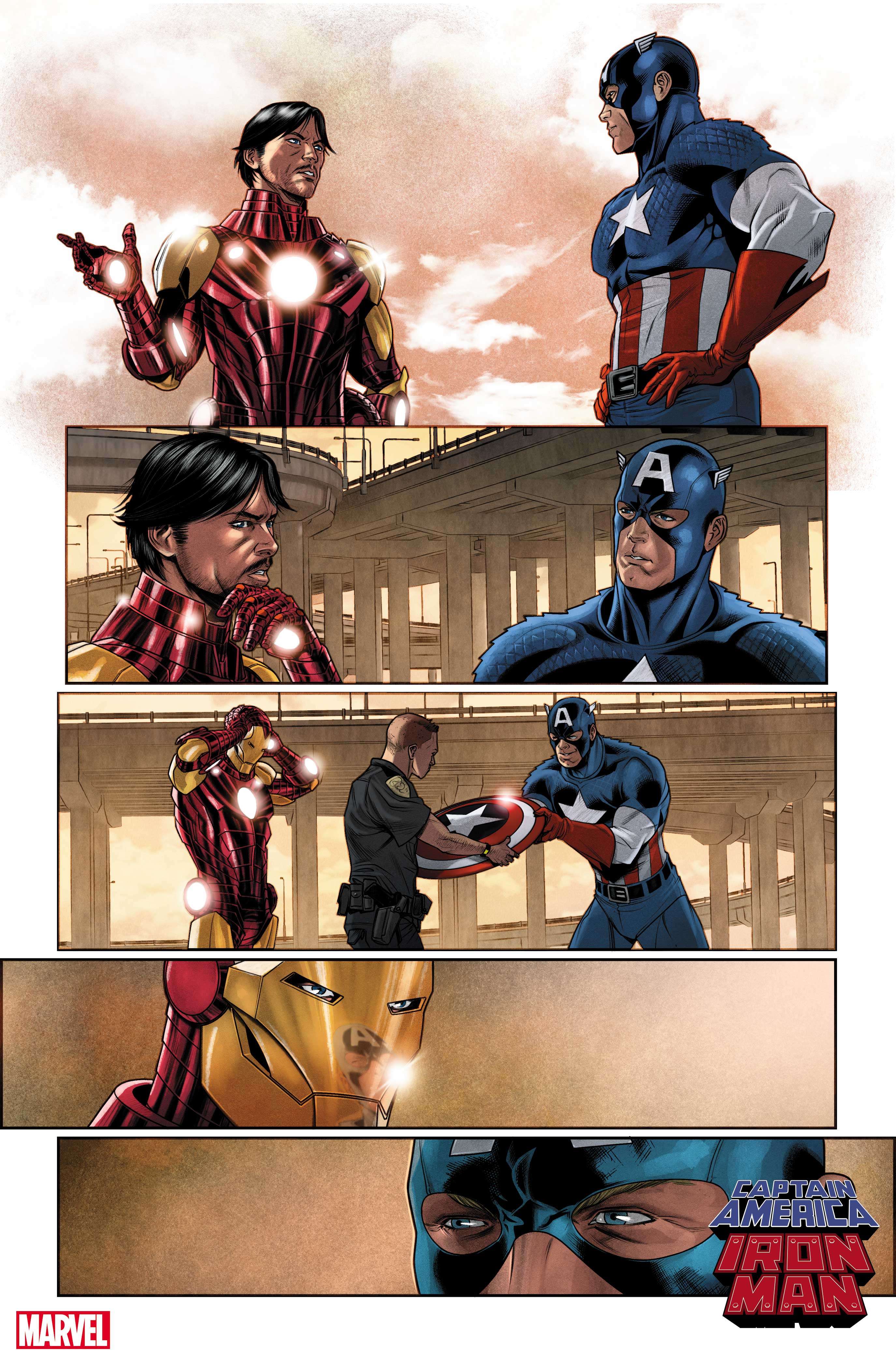 Exclusive: Captain America/Iron Man writer Derek Landy on 'tightrope' of  comic | SYFY WIRE