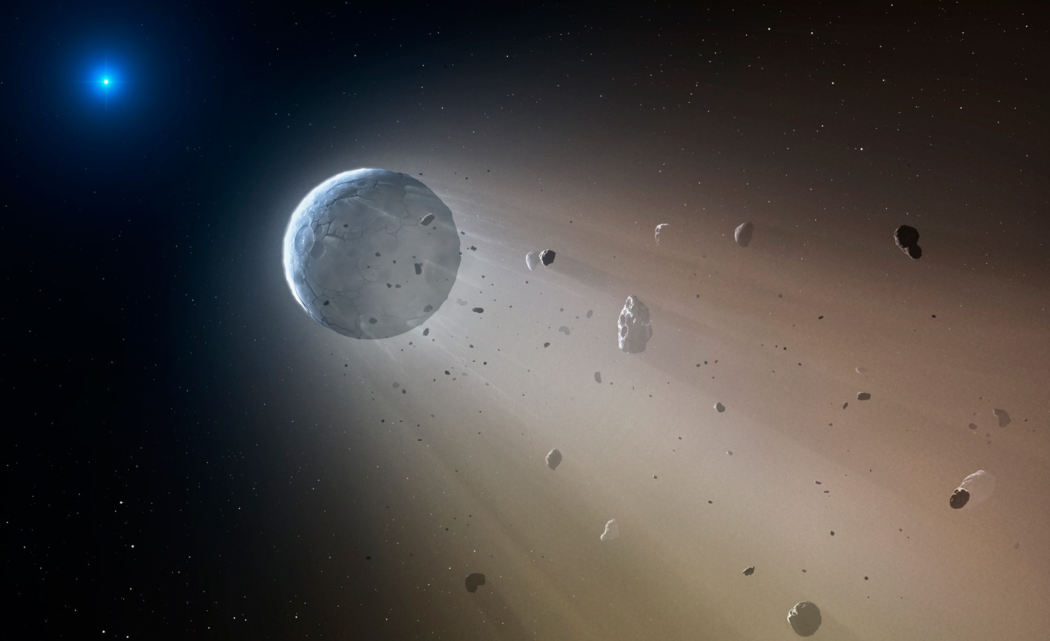 Half-eaten exoplanet entrails in zombie stars show how weird alien worlds are