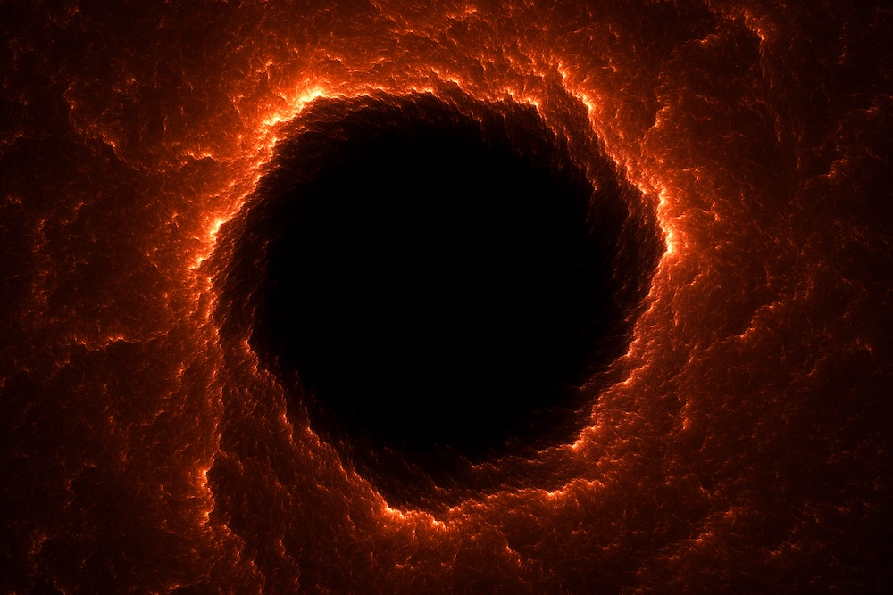 Black holes lurk in literal rings of fire