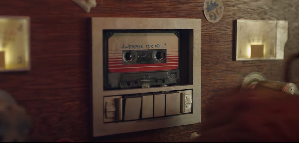 Awesome mix Tape Guardians of the Galaxy YT