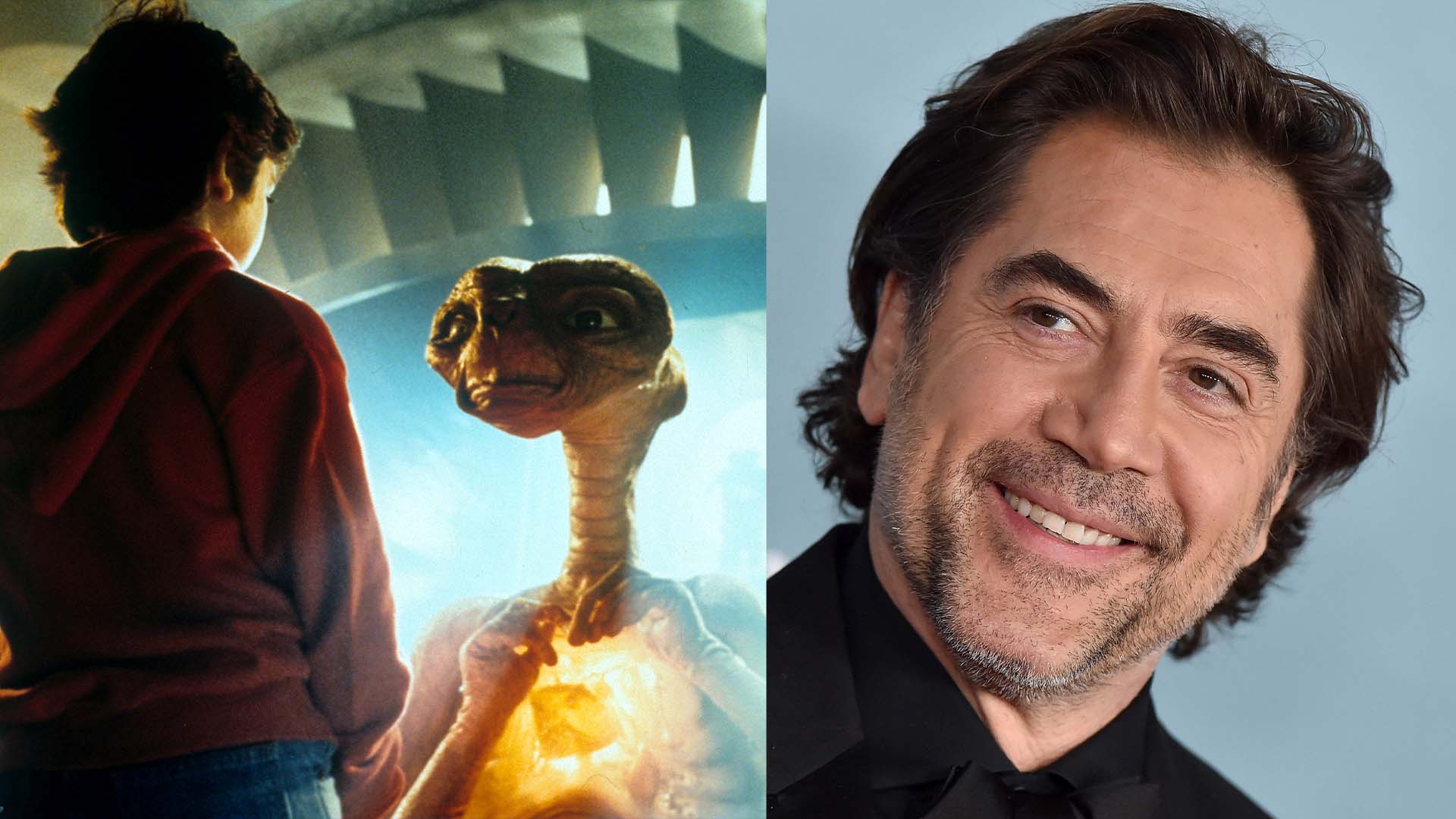 Actor Javier Bardem admits his first childhood movie crush was E.T. The Extra-terrestrial