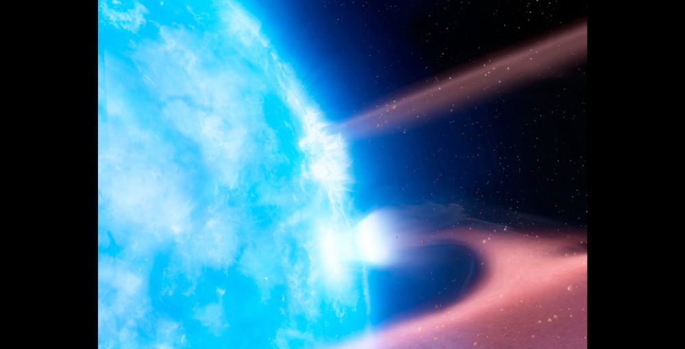 Astronomers watch as a dead star eats its planets and blasts out X-rays