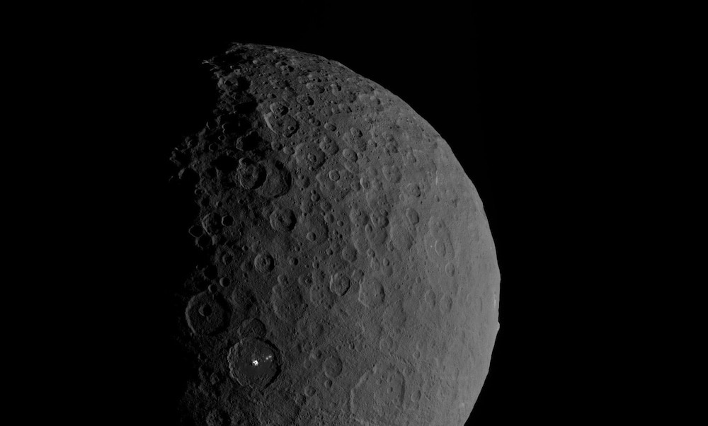 Ceres may be an invader from the outer solar system