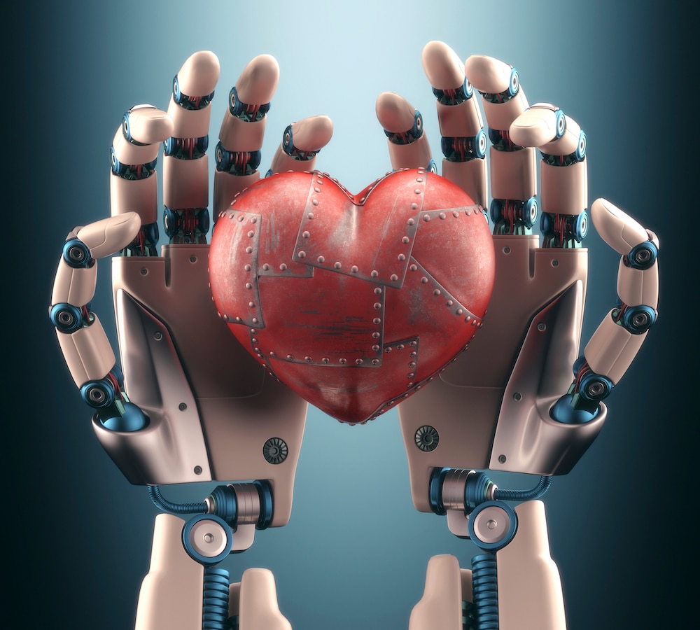 Cassidy Robotic Hands with Heart GETTY