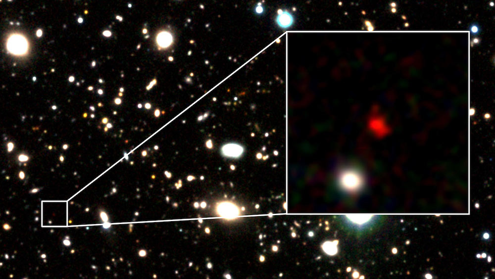 The (maybe) most distant galaxy ever seen smashes the old record... by a lot