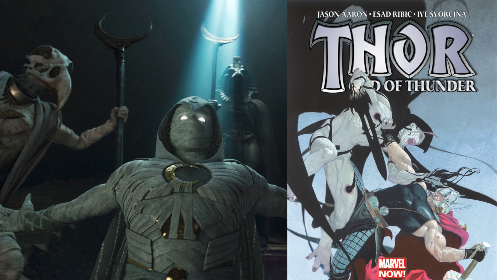 Moon Knight and Thor: The Saga Of Gorr The God Butcher