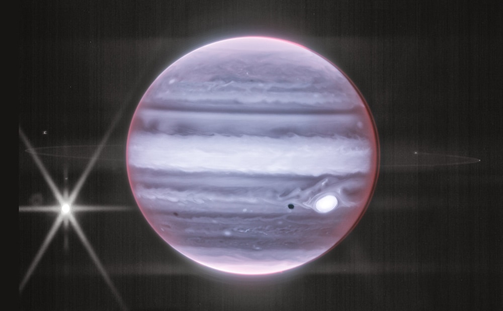 JWST: Jupiter watched by a space telescope