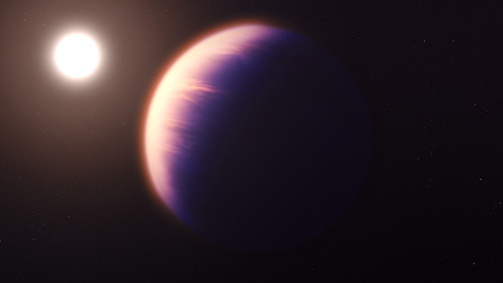 Artist’s impression of the exoplanet WASP-39b