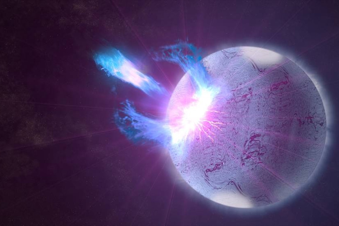 Highly magnetic dead stars might have solid surfaces, but you sure wouldn’t want to walk on ’em