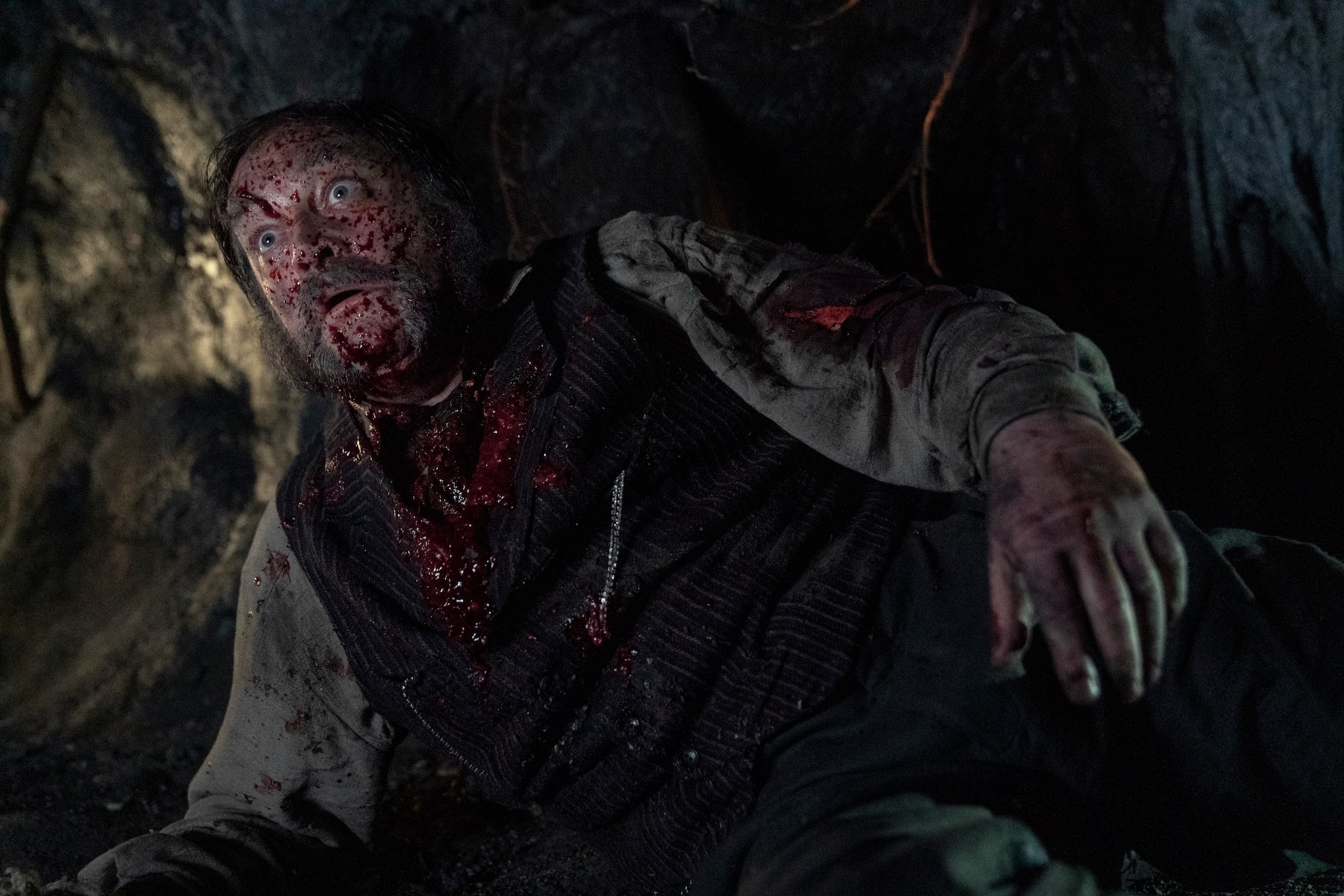 David Hewlett as Masson in episode “Graveyard Rats” of Guillermo del Toro's Cabinet Of Curiosities.