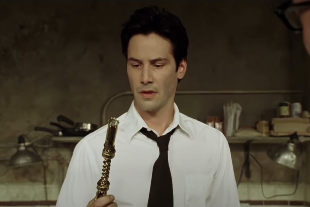 A still from the film Constantine (2005) featuring Keanu Reeves.