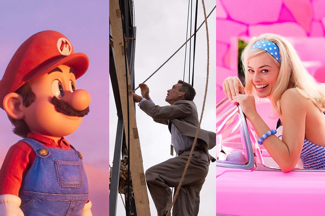 The Super Mario Bros. Movie (2023), Oppenheimer (2023), and Barbie (2023)