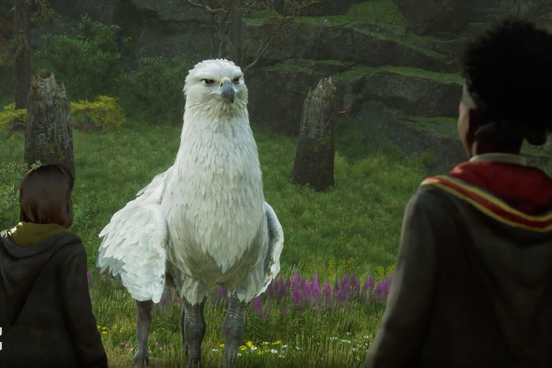 Exclusive clip from ‘Hogwarts Legacy’ recalls Harry’s first meeting with Buckbeak the hippogriff