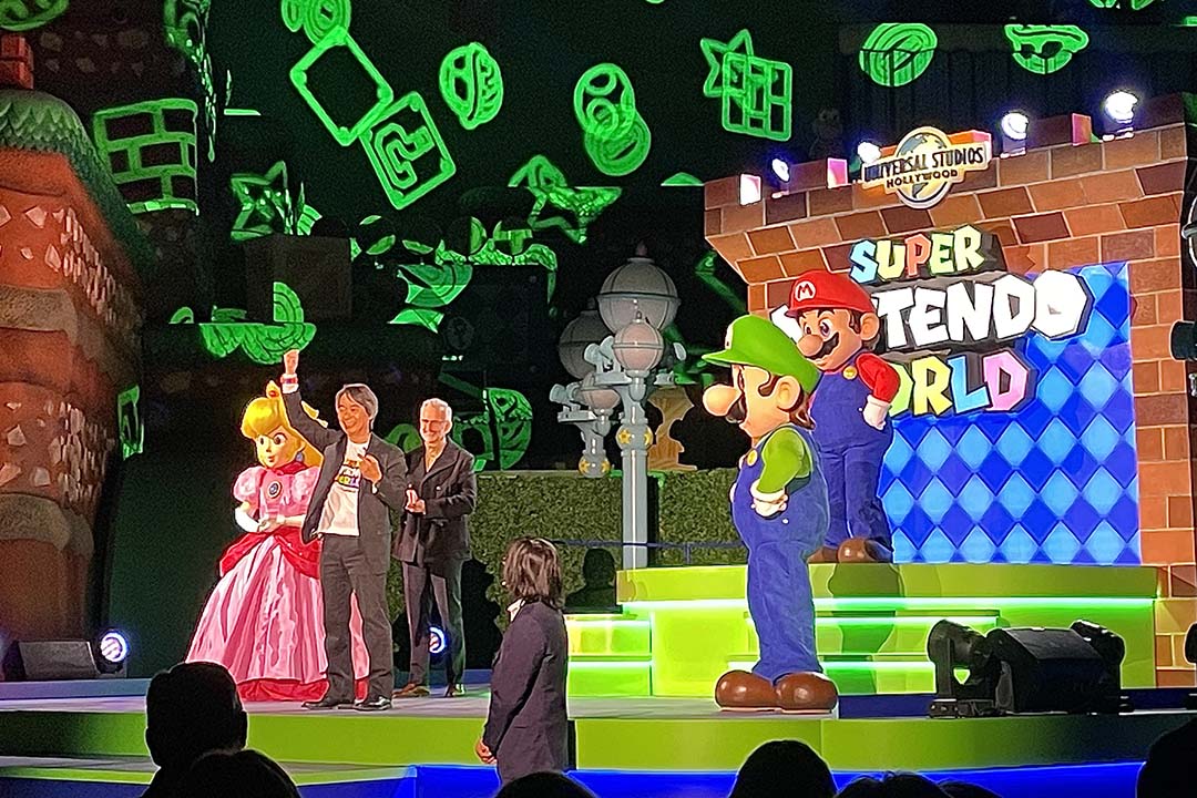Super Nintendo World at Universal Studios Hollywood Launch Event