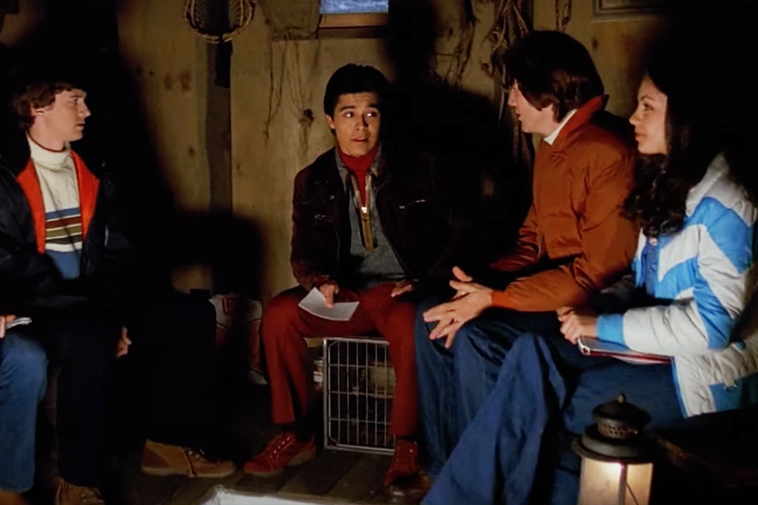 Fez in That ’70s Show surrounded by friends