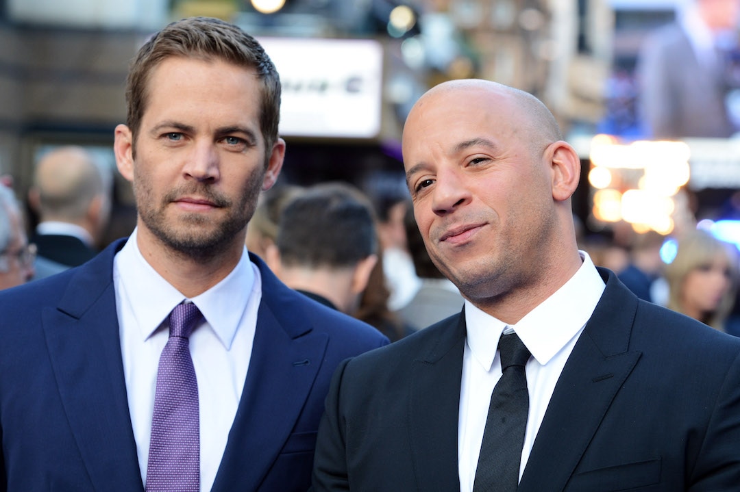 (L-R) Paul Walker and Vin Diesel attend the world premiere of 'Fast And Furious 6'