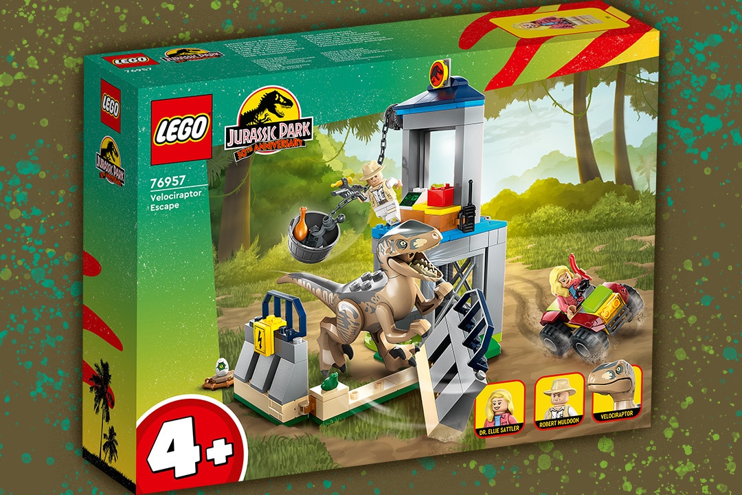 LEGO Jurassic Park Velociraptor Escape Box