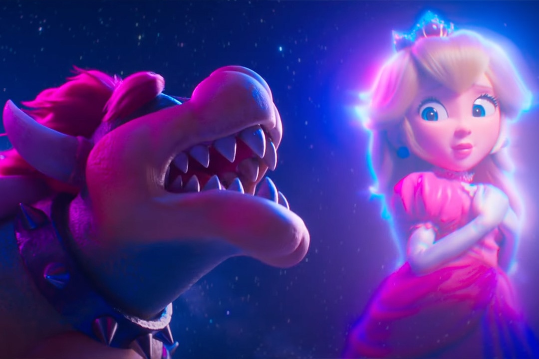 Bowser and Peach in The Super Mario Bros. Movie (2023)