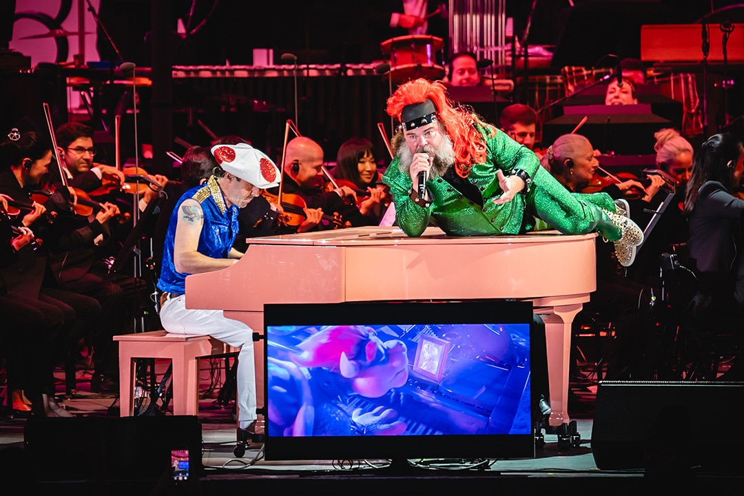 Watch Jack Black perform Peaches with a live orchestra