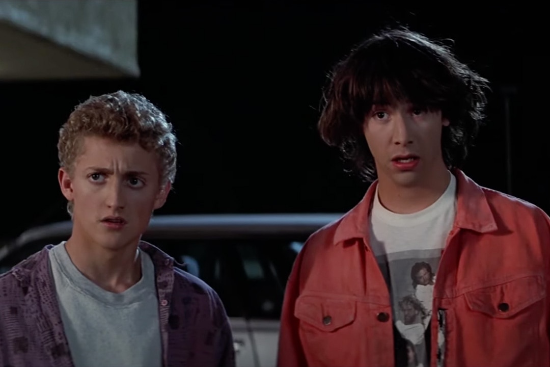 Bill (Alex Winter) & Ted (Keanu Reaves) in Bill & Ted's Excellent Adventure (1989)