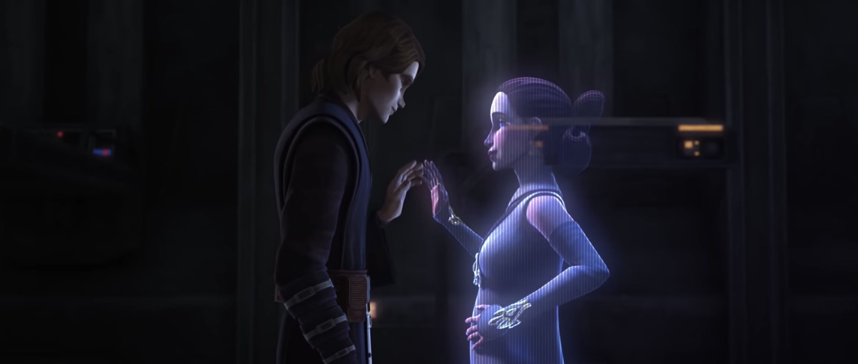 Star Wars The Clone Wars Explains Why Padme S Pregnancy Wasn T A