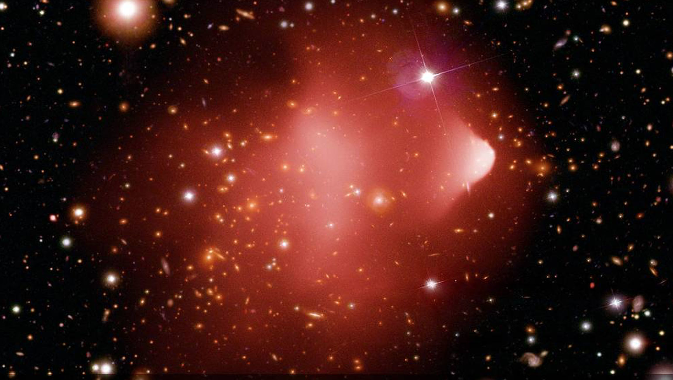 NASA image of a galaxy used to search for antimatter