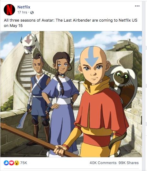 Avatar The Last Airbender Netflix