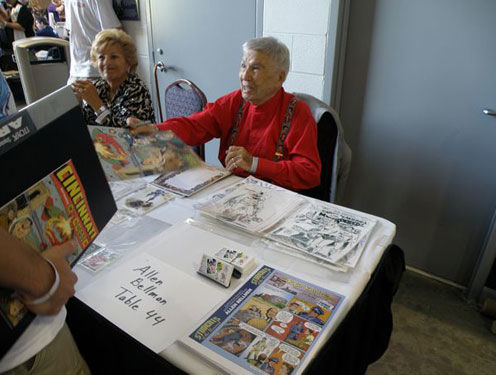 Allen Bellman at a comic convention