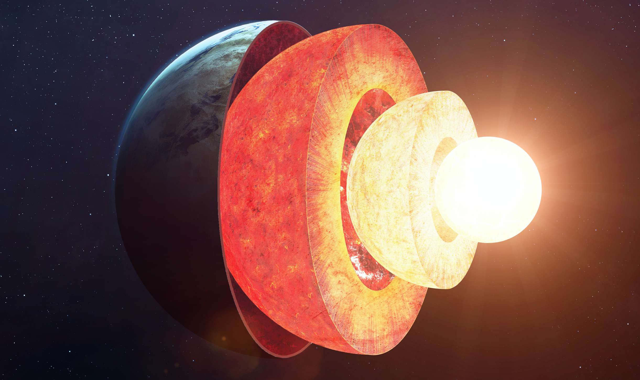 Earth’s core is speeding up and slowing down