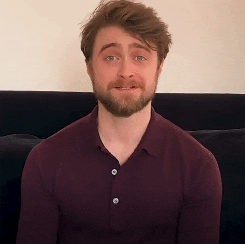 Daniel Radcliffe Reading Harry Potter